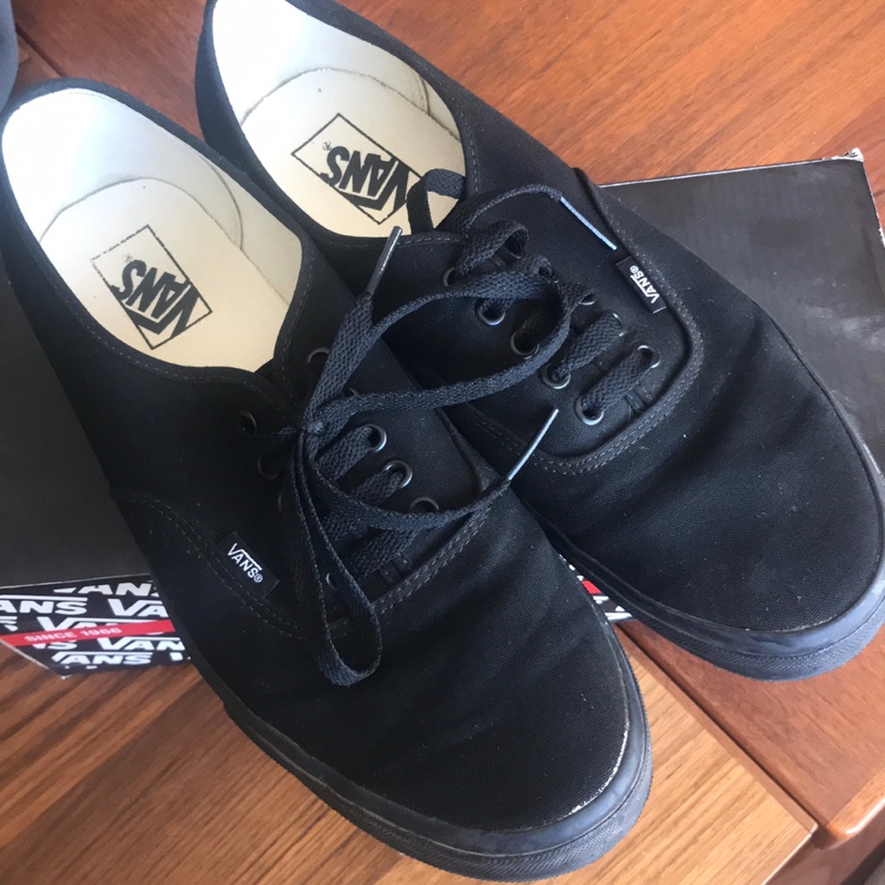 Vans authentic black/black size 11.5